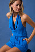 Halter Cowl Neck Romper - Adult & Kids T-Shirts, Sweatshirts & Hoodies apparel design preview 1