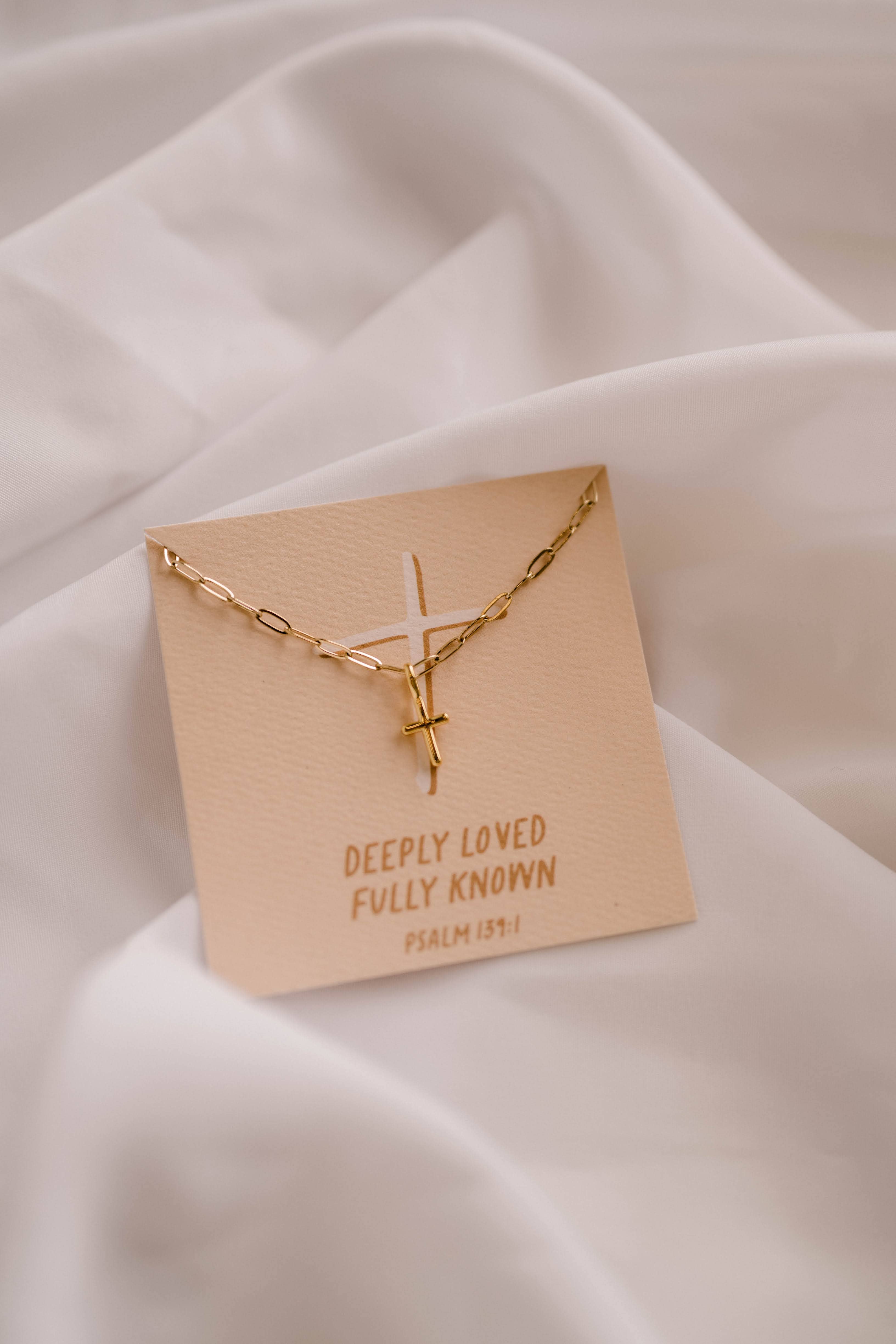Deeply Loved Fully Known Charm Necklace I Christian - Adult & Kids T-Shirts, Sweatshirts & Hoodies apparel design preview 1