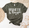 Brunette and Boujee - Adult & Kids T-Shirts, Sweatshirts & Hoodies apparel design preview 1