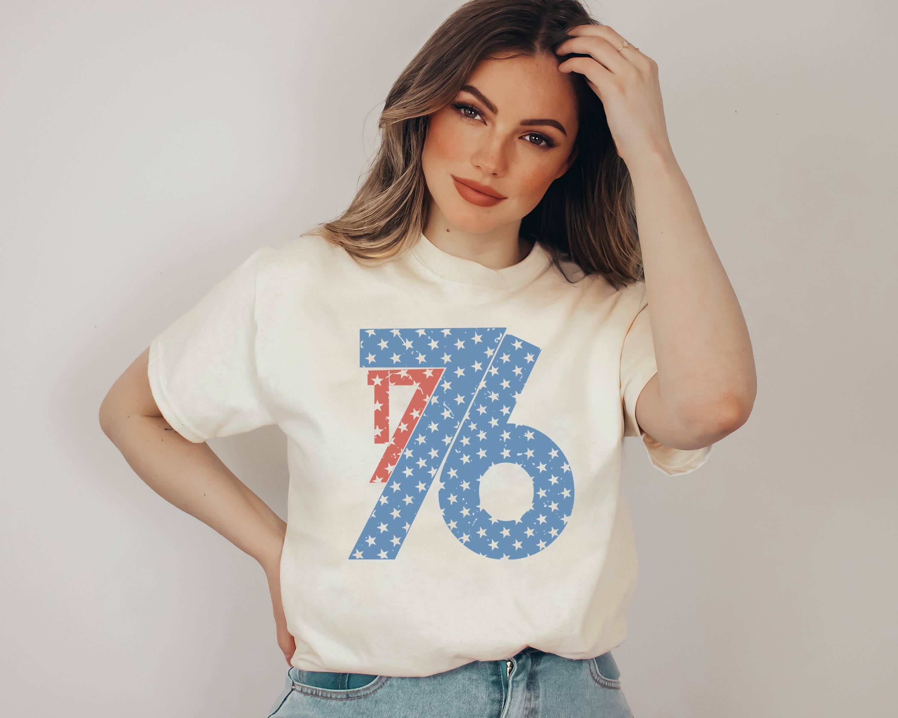 Retro 1776 Patriotic Usa - Adult & Kids T-Shirts, Sweatshirts & Hoodies apparel design preview 1