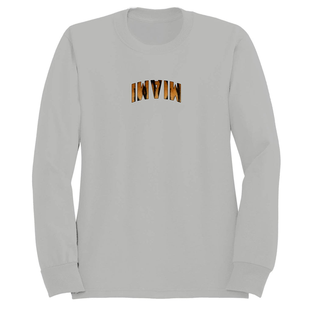 Miami Tiger Fur Curved Text Men's - Adult & Kids T-Shirts, Sweatshirts & Hoodies apparel design preview 1