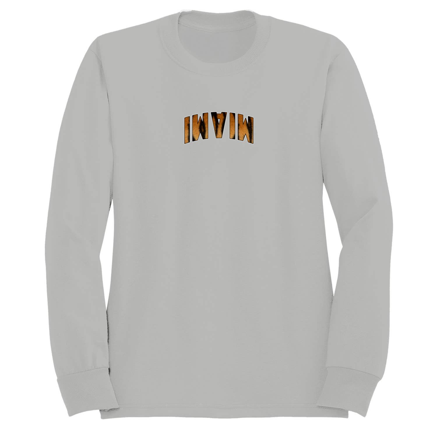 Miami Tiger Fur Curved Text Men's - Adult & Kids T-Shirts, Sweatshirts & Hoodies apparel design preview 1