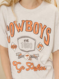 Oklahoma State Osu Cowboys Patches 25 Ash Gray - Adult & Kids T-Shirts, Sweatshirts & Hoodies apparel design preview 1