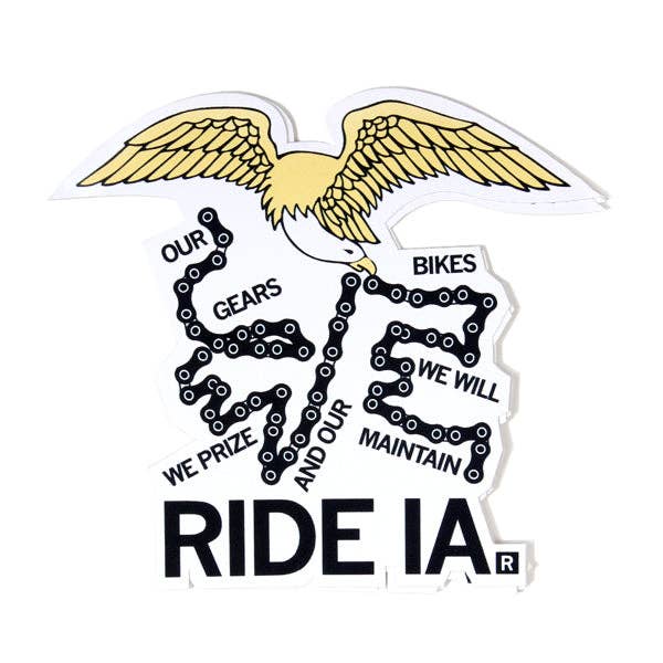Ride Ia Die-Cut Sticker - Adult & Kids T-Shirts, Sweatshirts & Hoodies apparel design preview 1