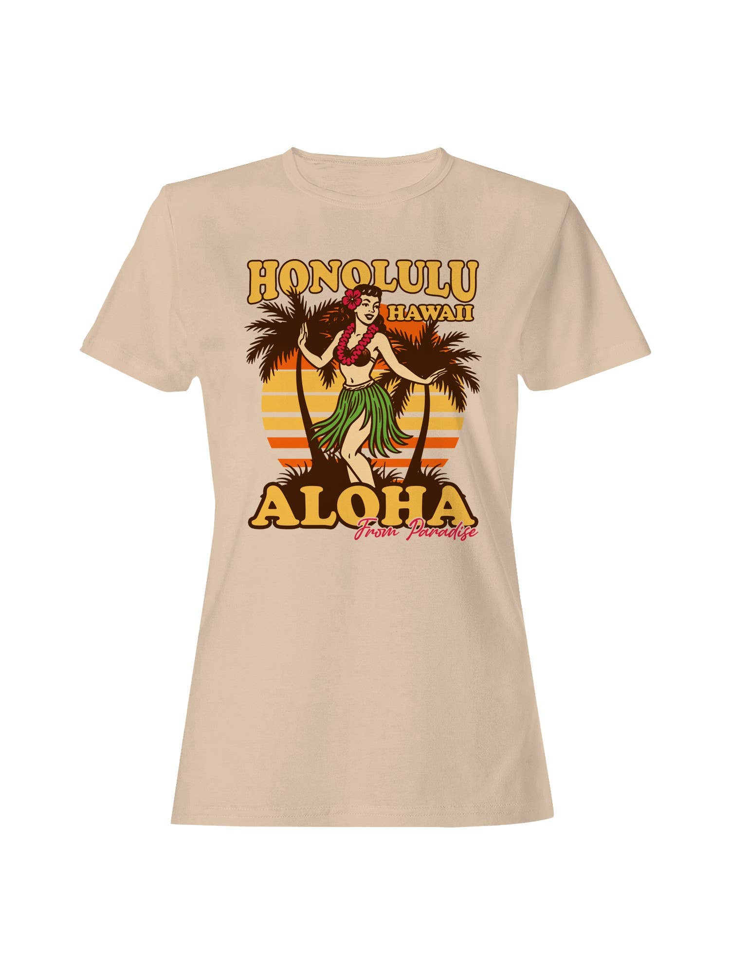 Aloha from Paradise Honolulu Vibes Women's - Adult & Kids T-Shirts, Sweatshirts & Hoodies apparel design preview 1