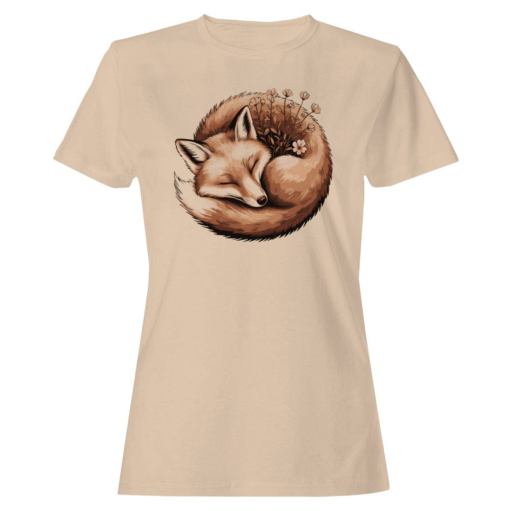 Fox Wildflowers Illustration Women's - Adult & Kids T-Shirts, Sweatshirts & Hoodies apparel design preview 1