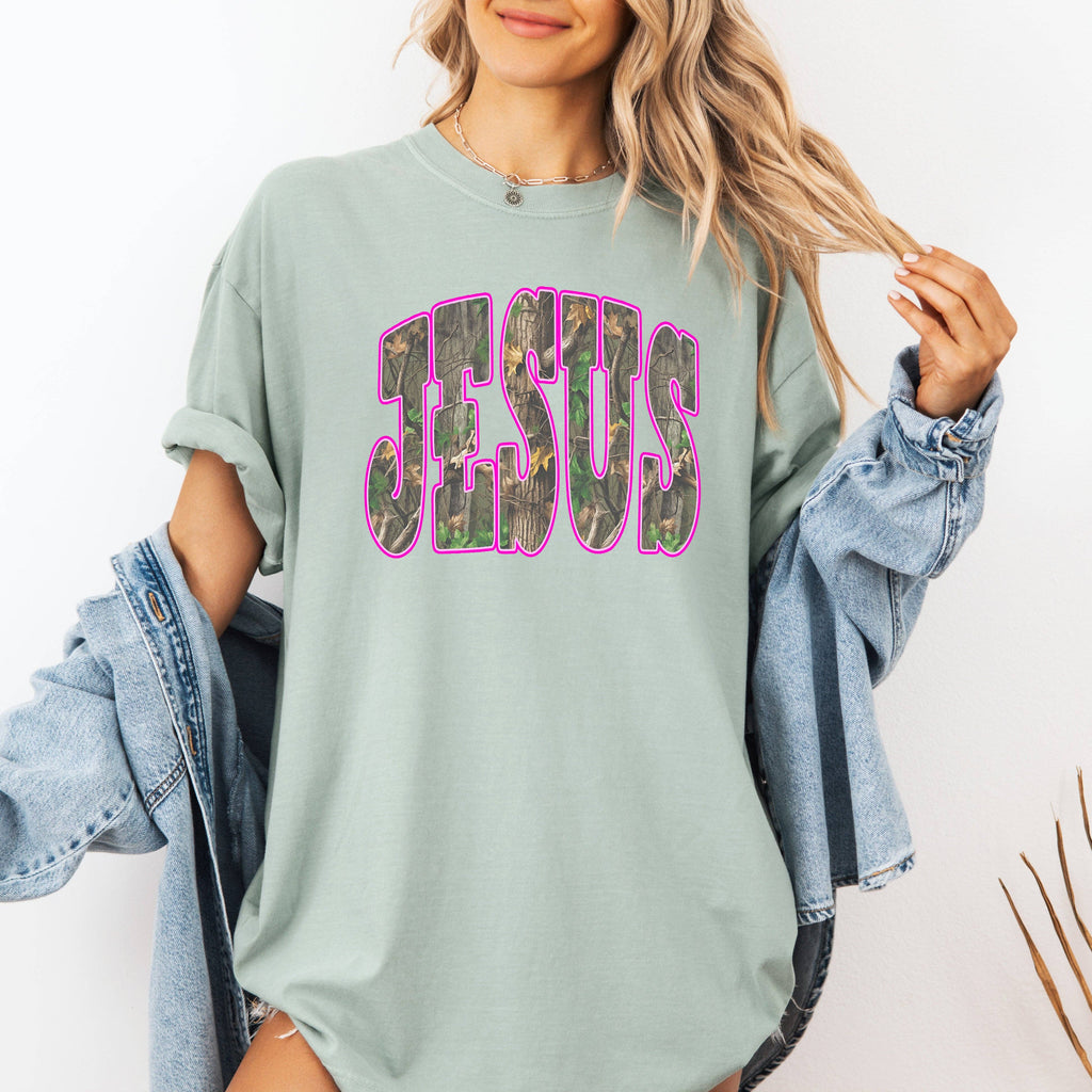 Camo Jesus, Faith, Gospel, Country, Christian, - Adult & Kids T-Shirts, Sweatshirts & Hoodies apparel design preview 1