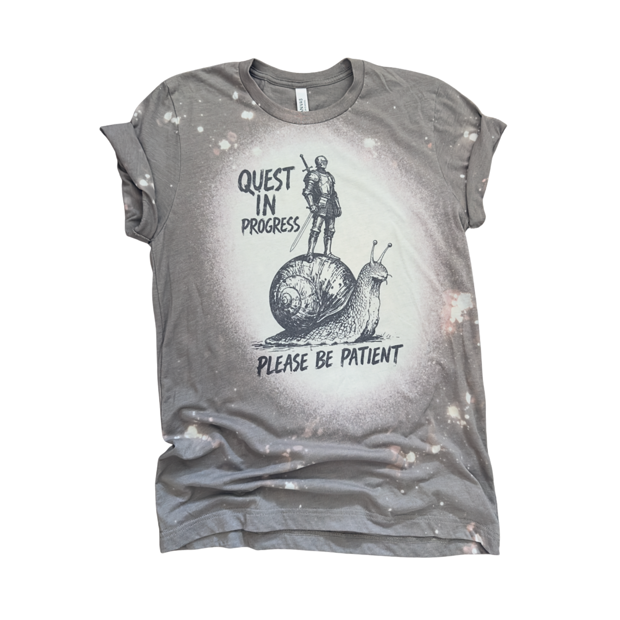 Quest in Progress Please Be Patient Funny Fantasy - Adult & Kids T-Shirts, Sweatshirts & Hoodies apparel design preview 1
