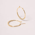 14K Gold-Dipped Twist Hoop Earring - Adult & Kids T-Shirts, Sweatshirts & Hoodies apparel design preview 1