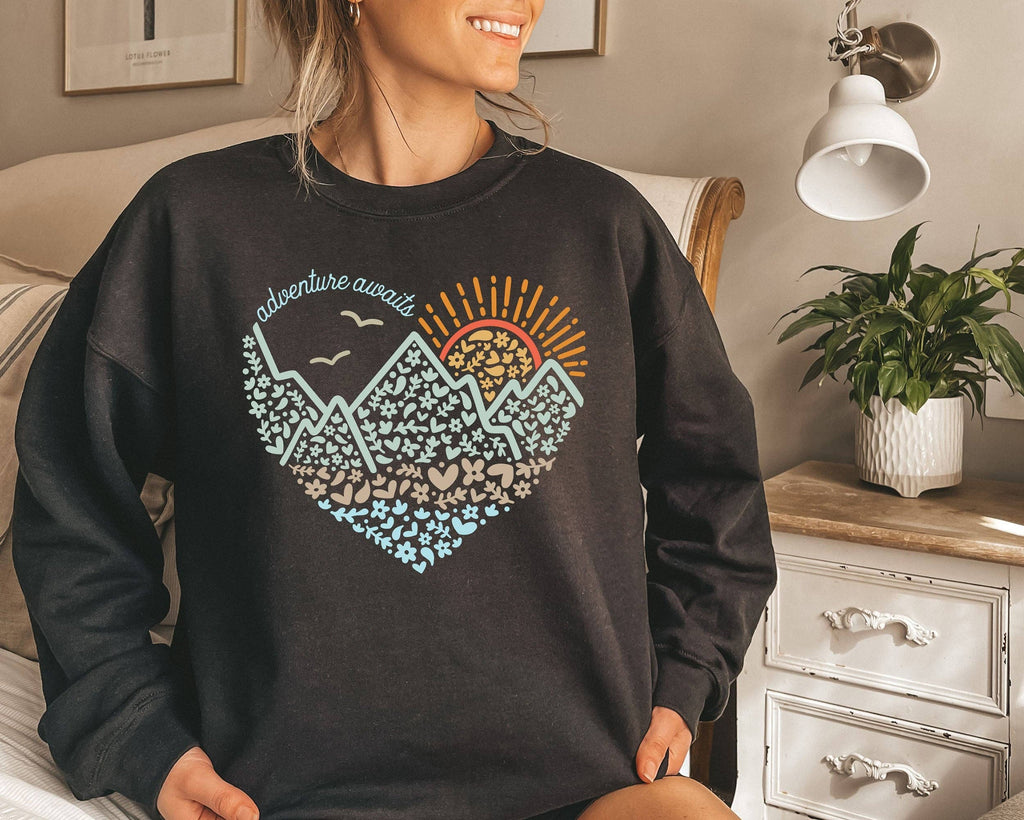 Adventure Awaits - Adult & Kids T-Shirts, Sweatshirts & Hoodies apparel design preview 1