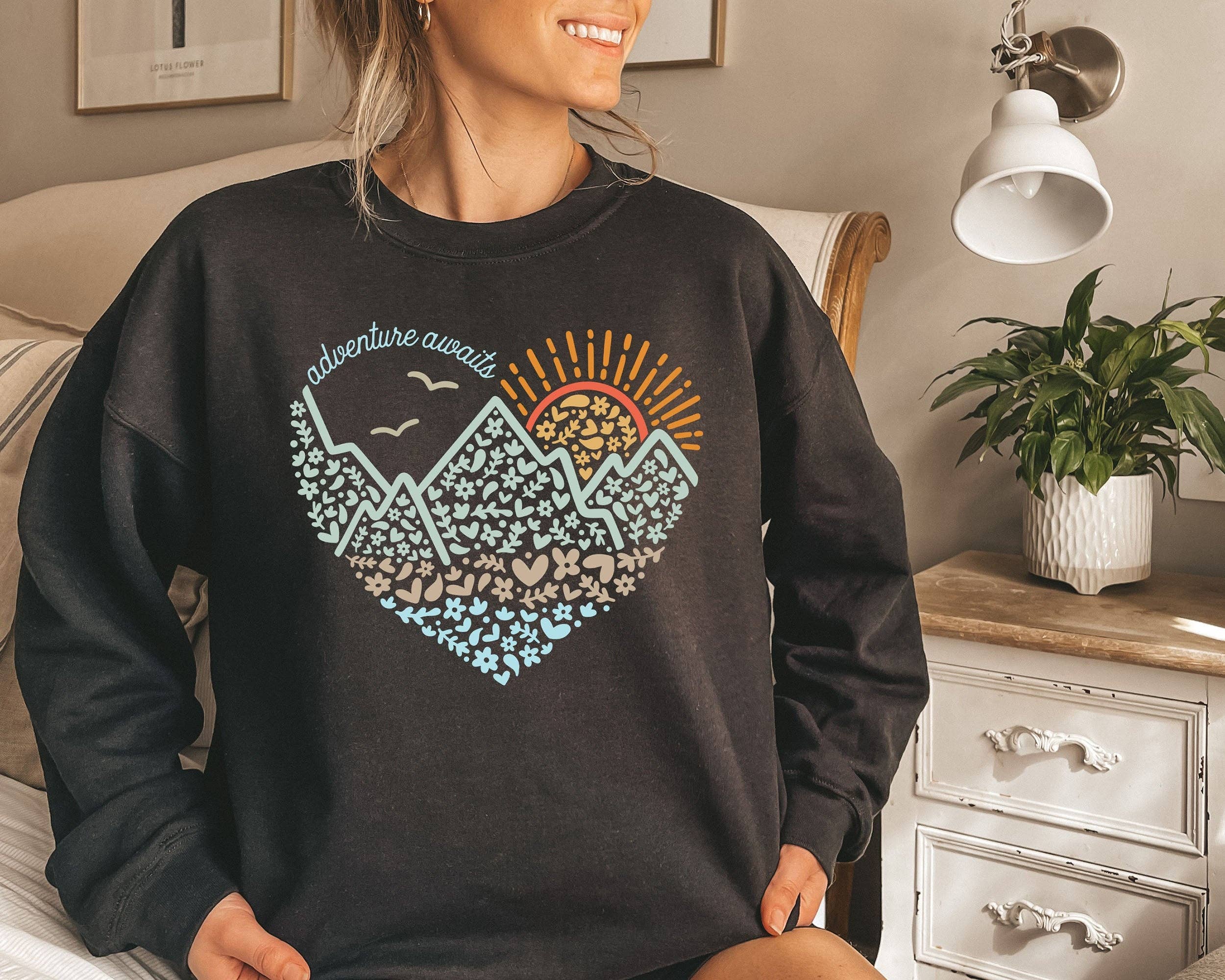 Adventure Awaits - Adult & Kids T-Shirts, Sweatshirts & Hoodies apparel design preview 1