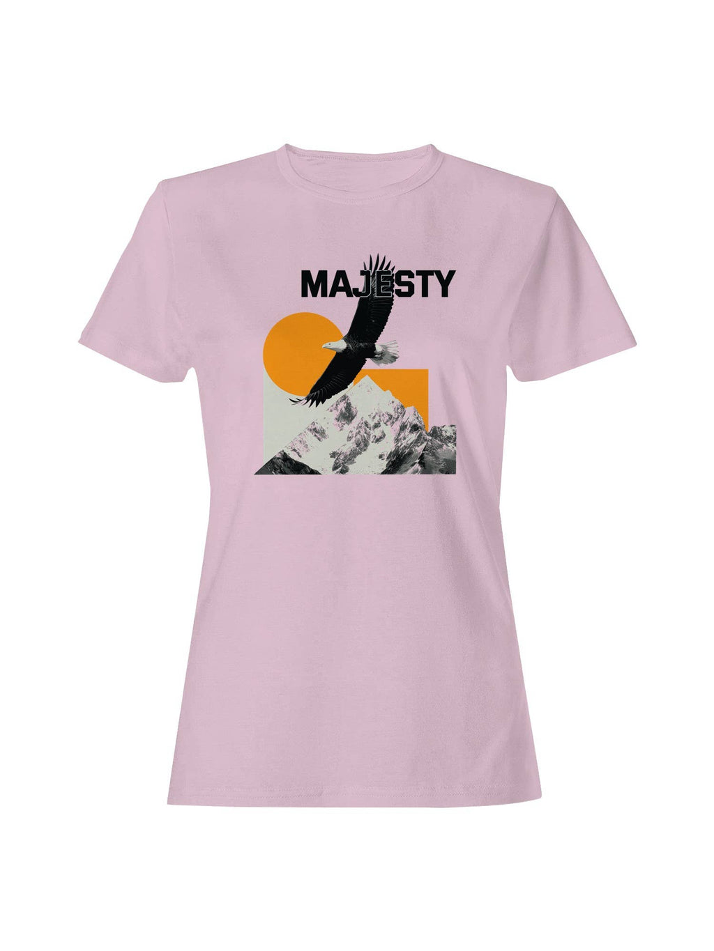 Majestic Eagle and Mountain Art Women's - Adult & Kids T-Shirts, Sweatshirts & Hoodies apparel design preview 1