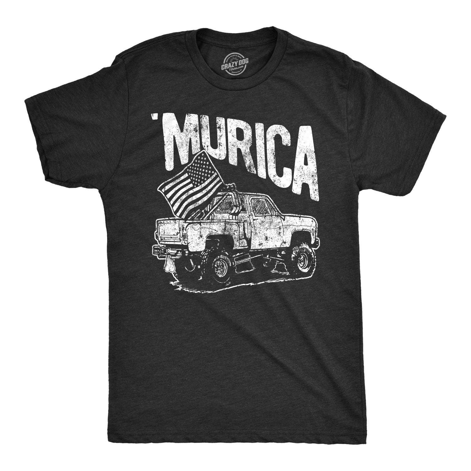 Murica Truck Men's - Adult & Kids T-Shirts, Sweatshirts & Hoodies apparel design preview 1