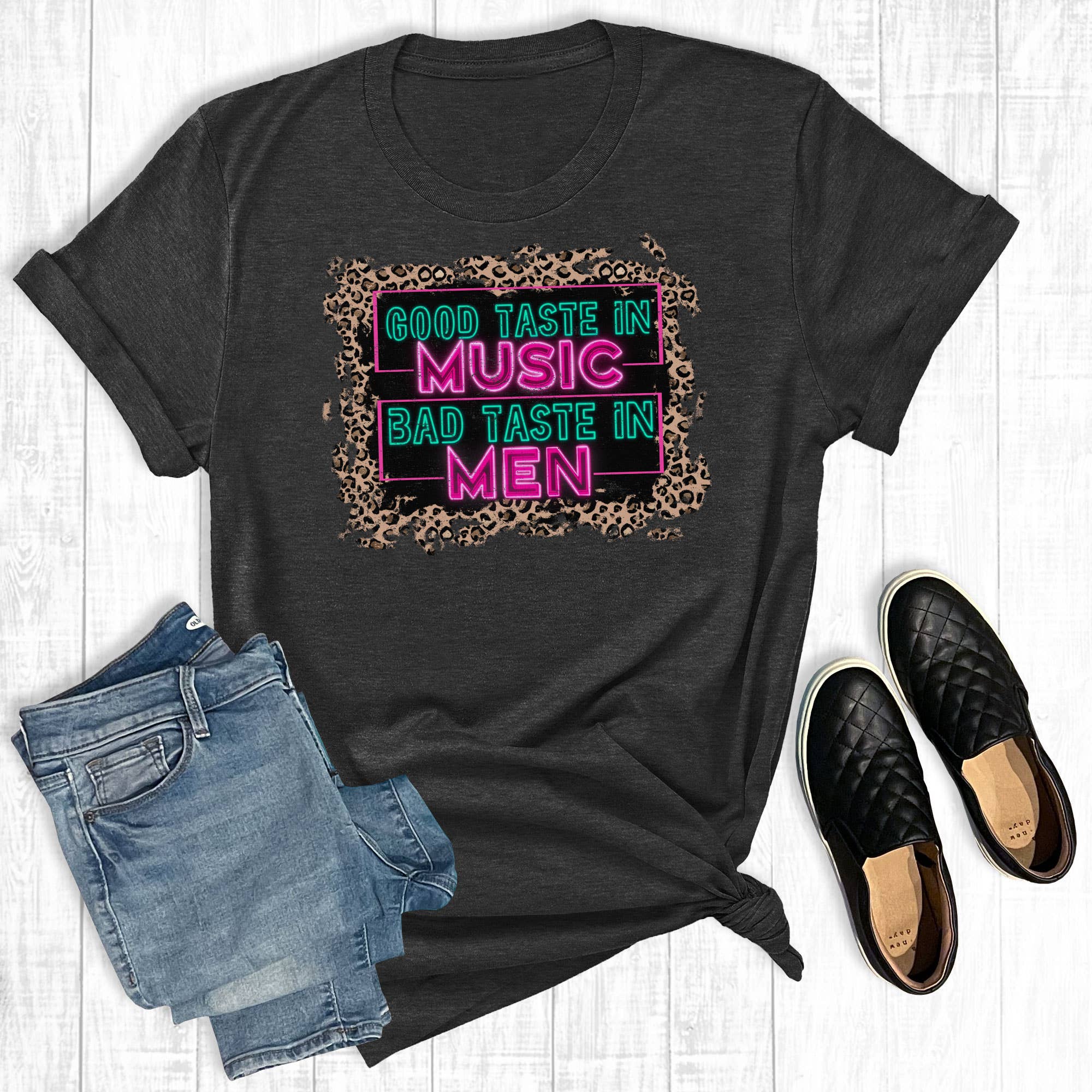 Good Taste in Music Bad Men - Adult & Kids T-Shirts, Sweatshirts & Hoodies apparel design preview 1