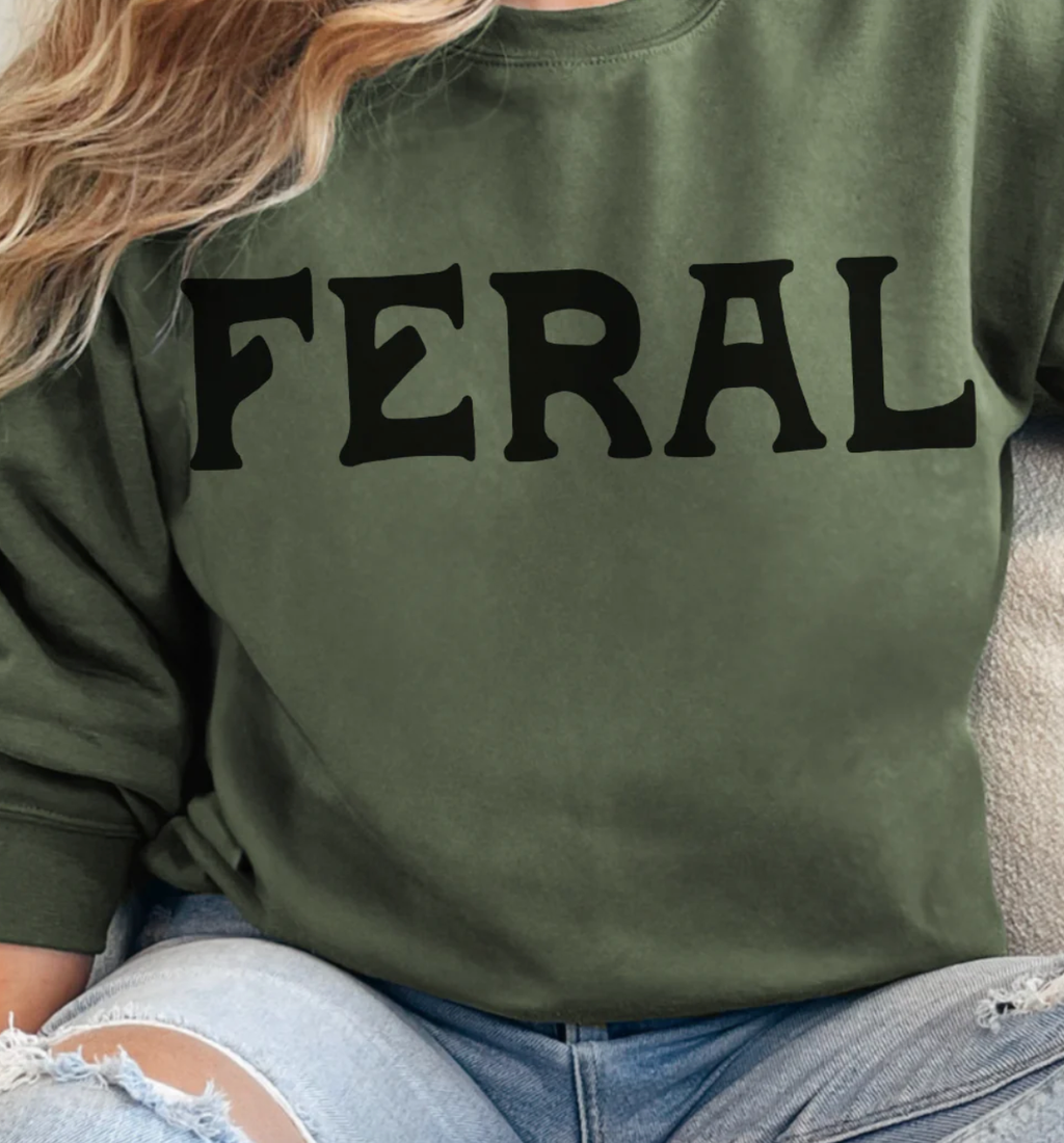 Feral - Adult & Kids T-Shirts, Sweatshirts & Hoodies apparel design preview 1