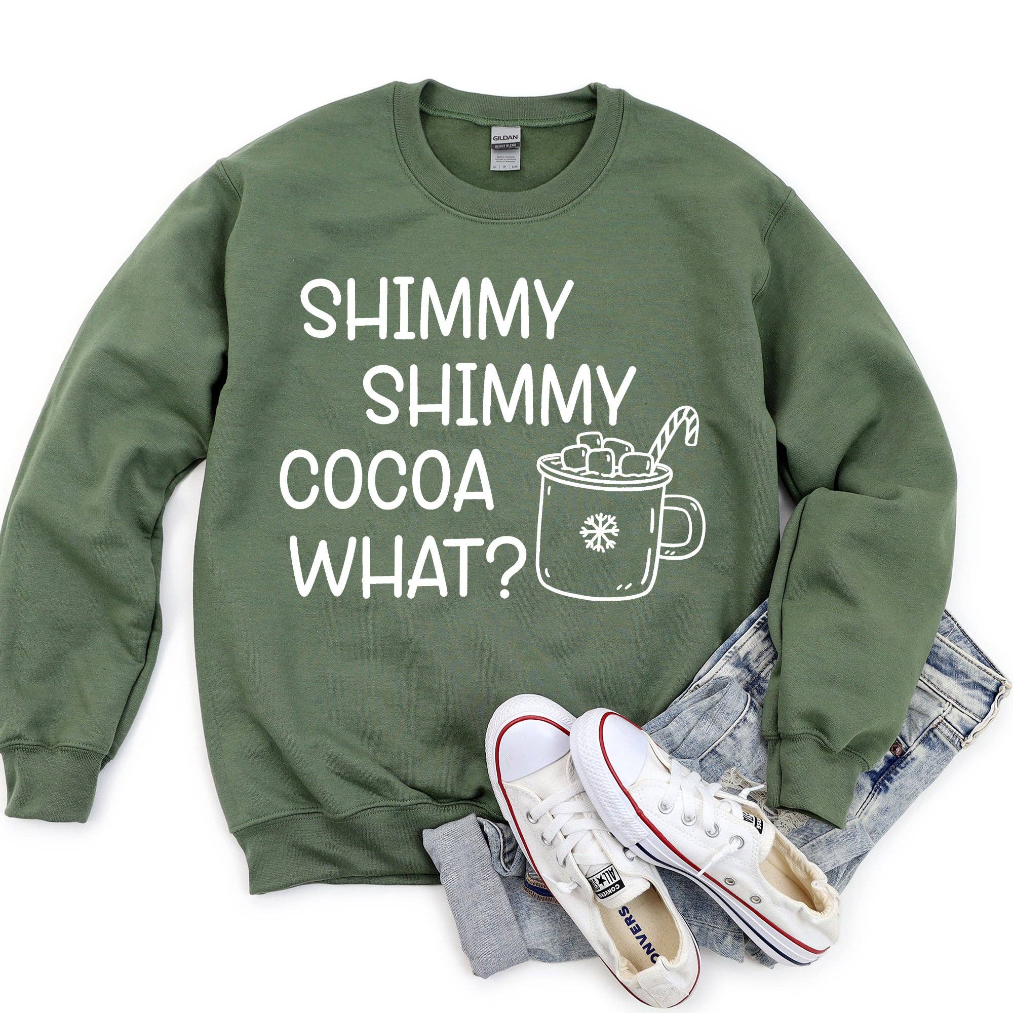 Shimmy Hot Cocoa What - Adult & Kids T-Shirts, Sweatshirts & Hoodies apparel design preview 1