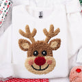 Faux Crochet Reindeer - Adult & Kids T-Shirts, Sweatshirts & Hoodies apparel design preview 1