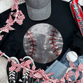Spangled Baseball Transfer Crewneck - Adult & Kids T-Shirts, Sweatshirts & Hoodies apparel design preview 1