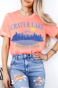 Women Oregon Graphic Print Mineral Wash Loose Top - Adult & Kids T-Shirts, Sweatshirts & Hoodies apparel design preview 1