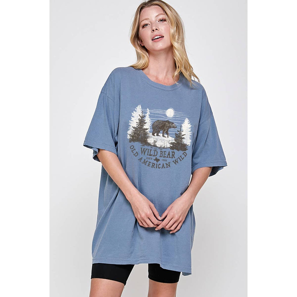 American Wild Vintage Oversized - Adult & Kids T-Shirts, Sweatshirts & Hoodies apparel design preview 1