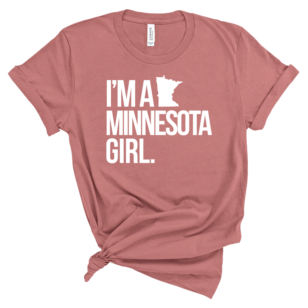 I'm Minnesota Girl - Adult & Kids T-Shirts, Sweatshirts & Hoodies apparel design preview 1