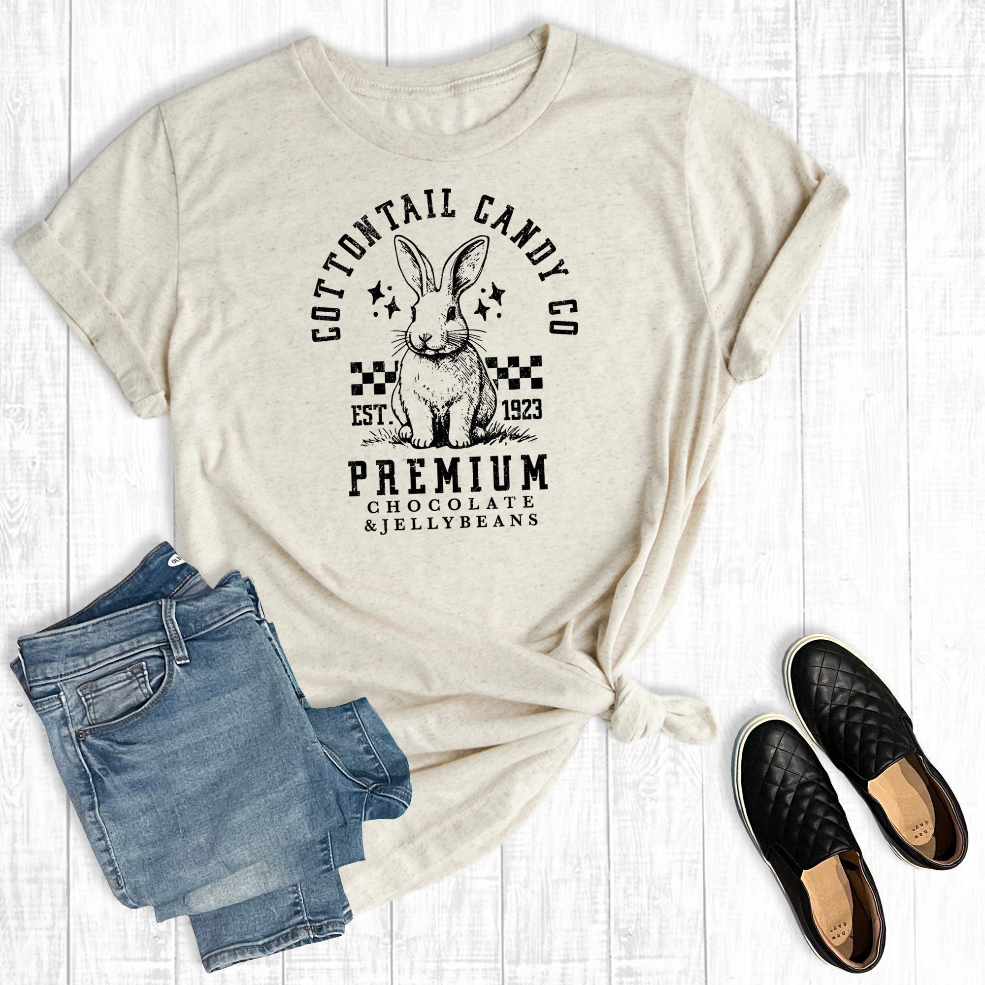 Easter Bunny Premium Candy Graphic - Adult & Kids T-Shirts, Sweatshirts & Hoodies apparel design preview 1