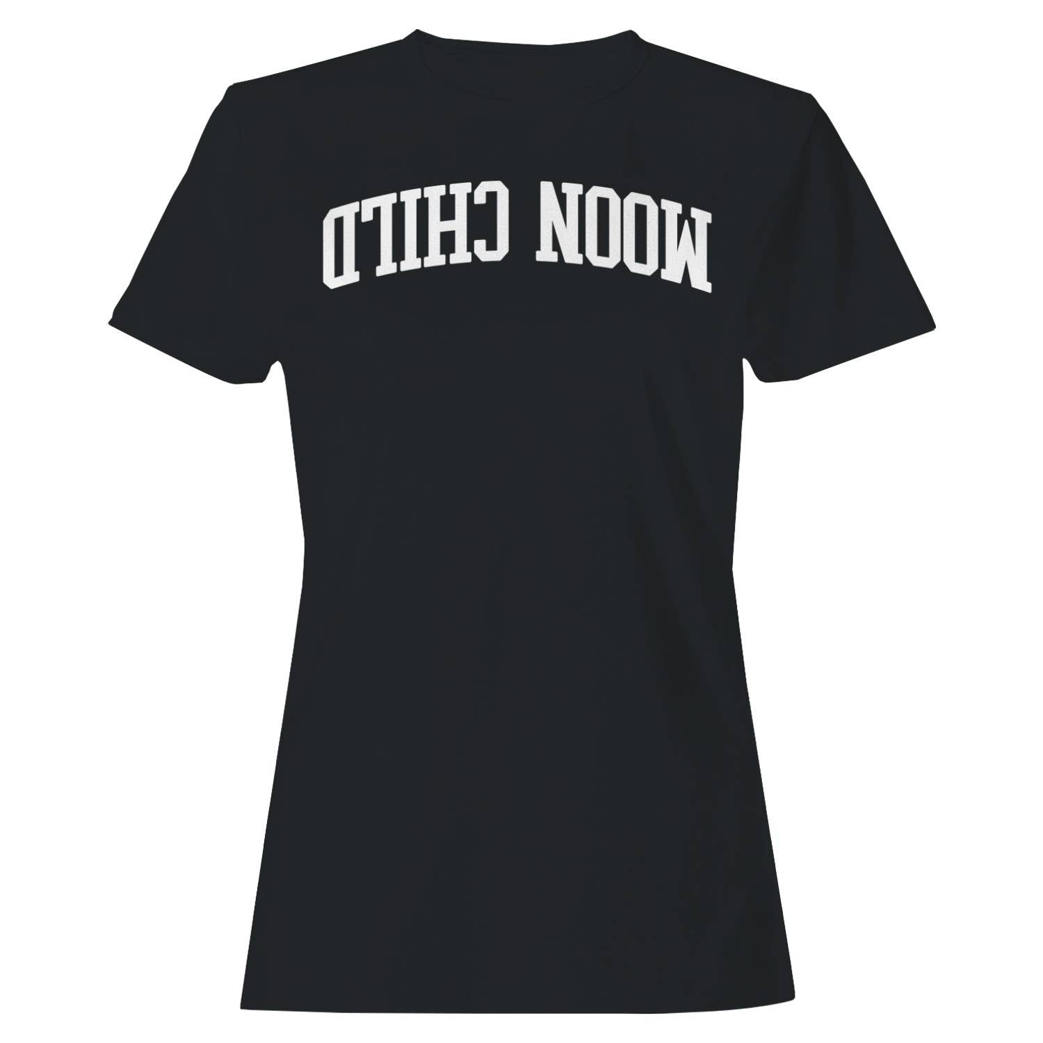 Moon Child Retro Curved Lettering Women's - Adult & Kids T-Shirts, Sweatshirts & Hoodies apparel design preview 1