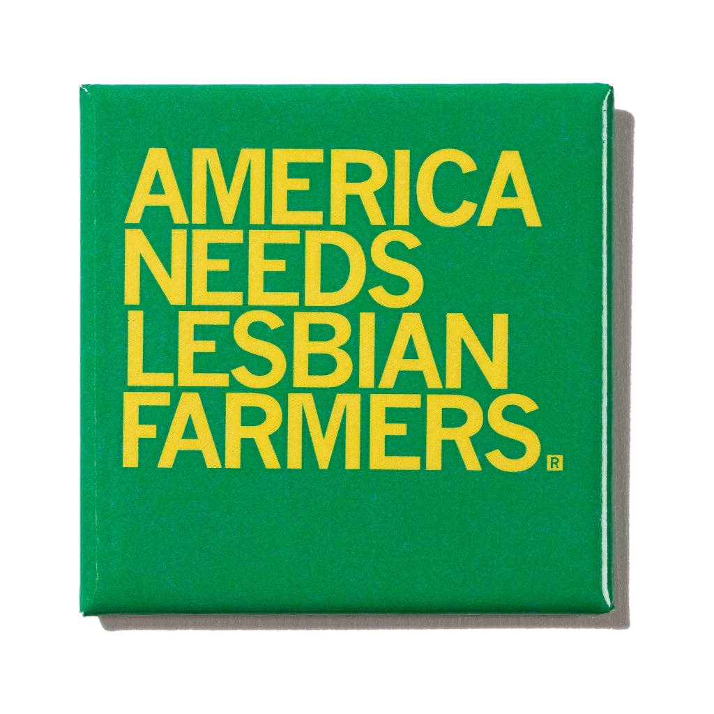 Lesbian Farmers Metal Magnet - Adult & Kids T-Shirts, Sweatshirts & Hoodies apparel design preview 1