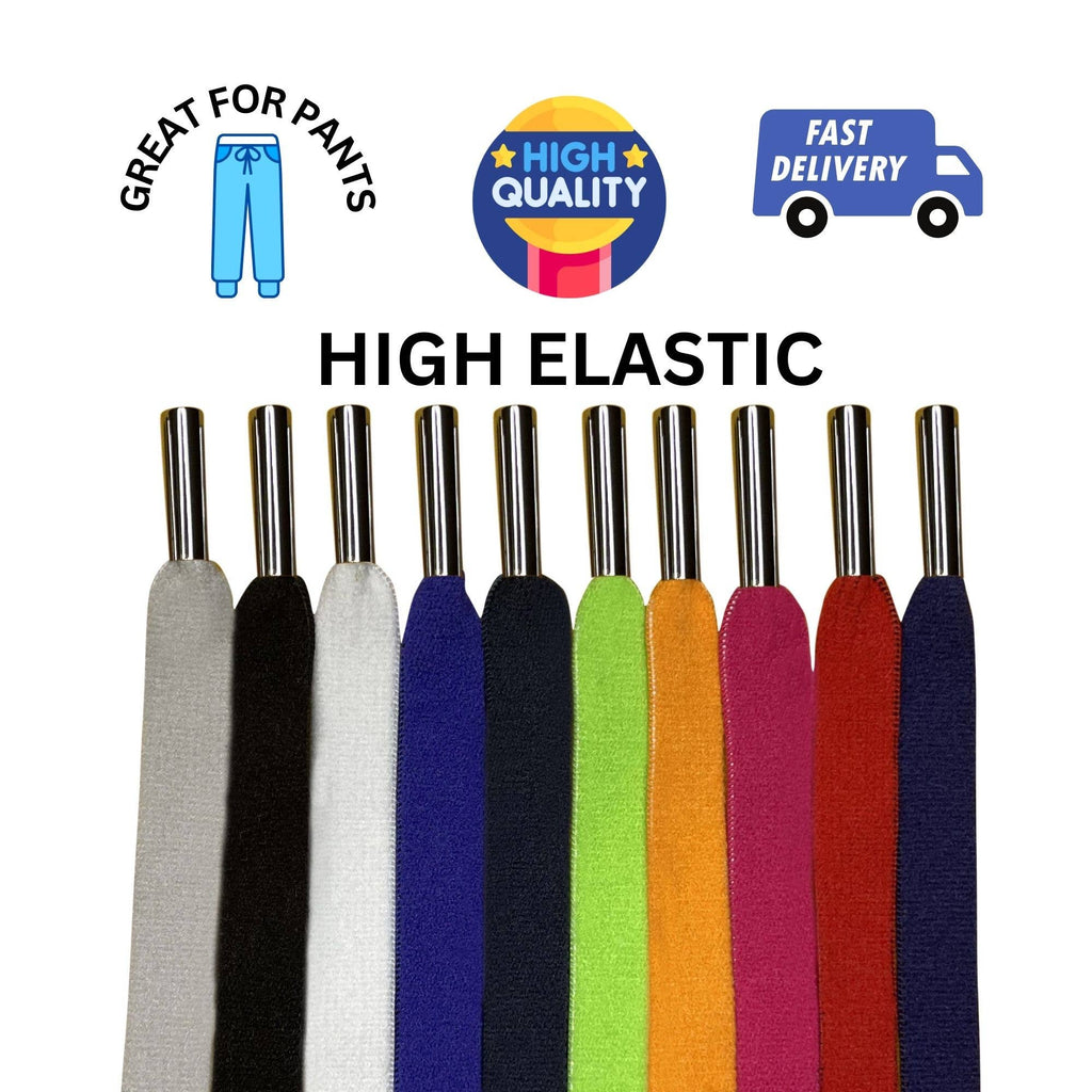Flat Stretch Drawstring Cord Replacement 55" Thick - Adult & Kids T-Shirts, Sweatshirts & Hoodies apparel design preview 1