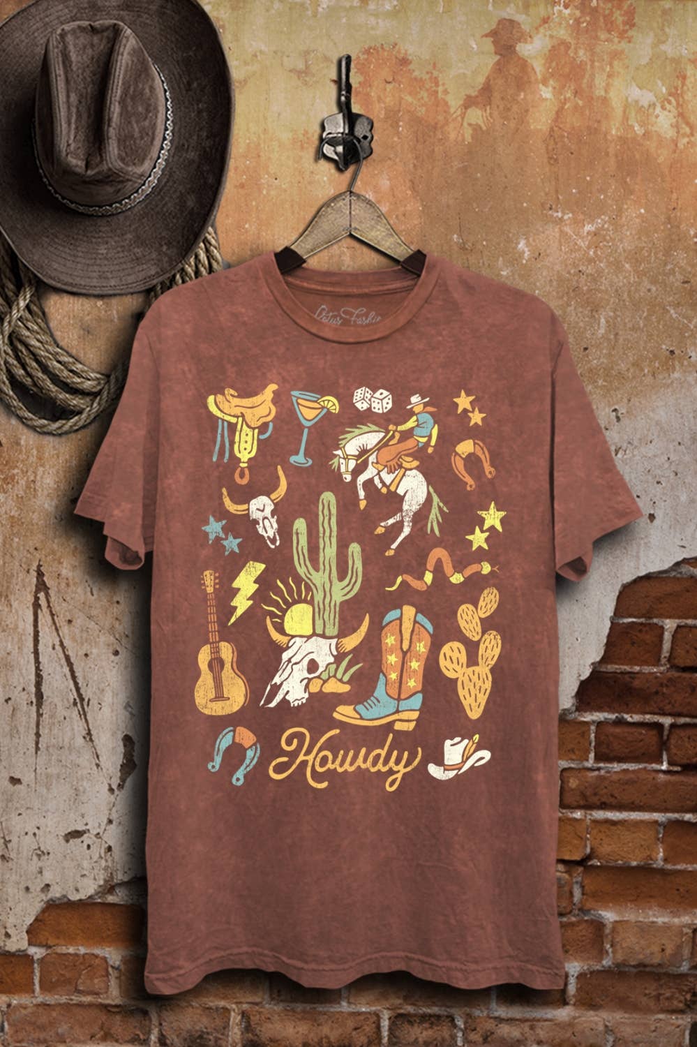 Howdy Western Graphic Top - Adult & Kids T-Shirts, Sweatshirts & Hoodies apparel design preview 1