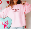 Love Valentines Crewneck, Loving Him Was Red - Adult & Kids T-Shirts, Sweatshirts & Hoodies apparel design preview 1