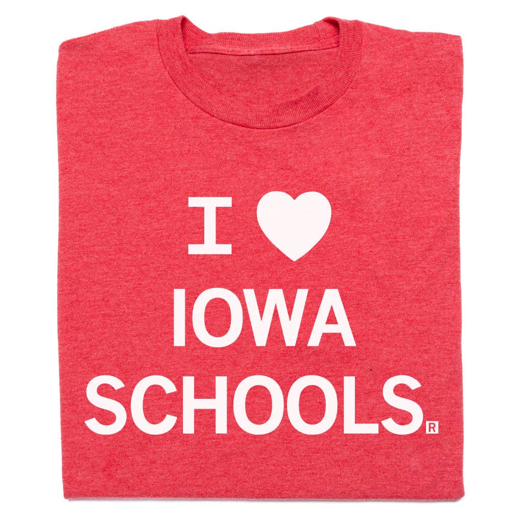 I Heart Iowa Schools (R) - Adult & Kids T-Shirts, Sweatshirts & Hoodies apparel design preview 1