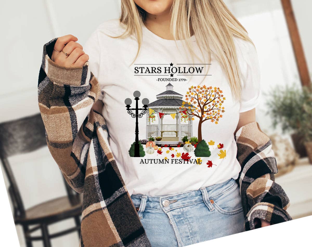 Star Hollow Fall Gilmore Inspired - Adult & Kids T-Shirts, Sweatshirts & Hoodies apparel design preview 1