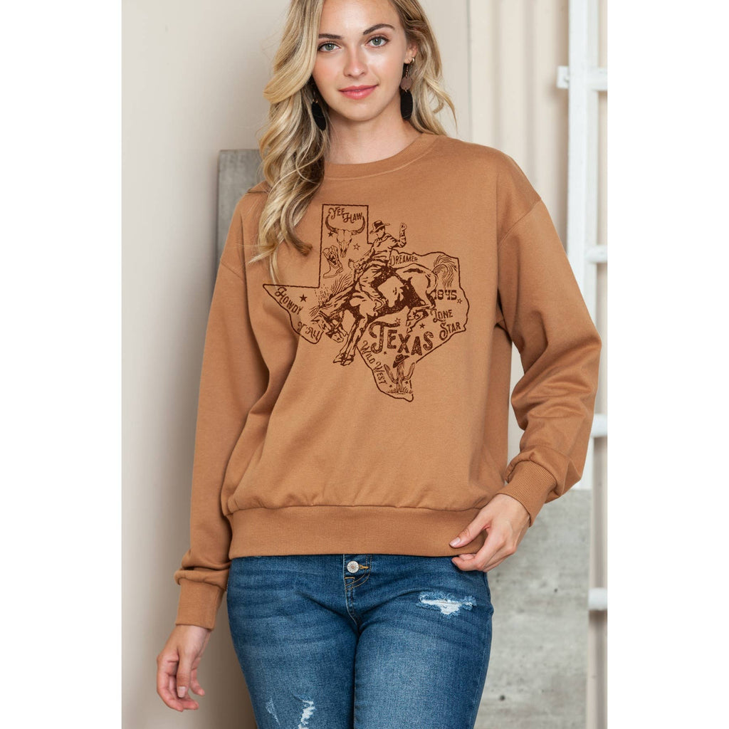 Texas Crewneck - Adult & Kids T-Shirts, Sweatshirts & Hoodies apparel design preview 1
