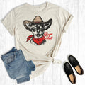 Western Raisin' Hell Cowboy Chihuahua Graphic - Adult & Kids T-Shirts, Sweatshirts & Hoodies apparel design preview 1