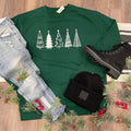 Christmas Trees Crewneck - Adult & Kids T-Shirts, Sweatshirts & Hoodies apparel design preview 1
