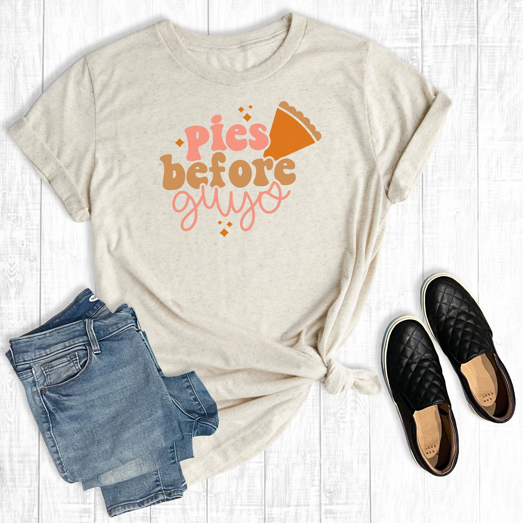 Pies Before Guys - Adult & Kids T-Shirts, Sweatshirts & Hoodies apparel design preview 1