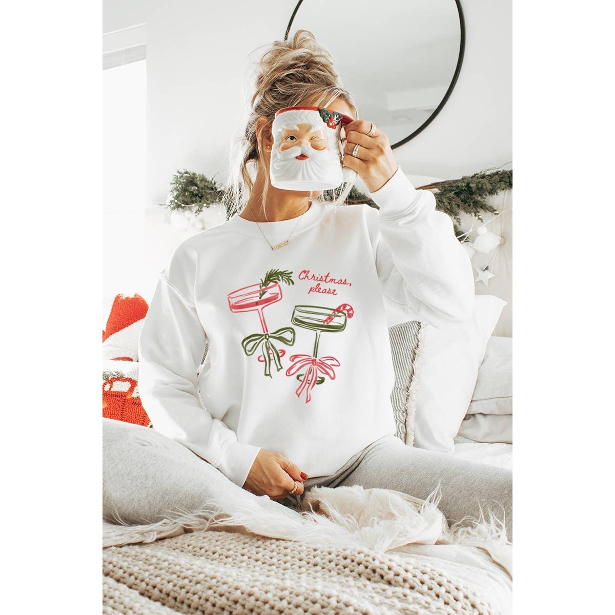 Christmas Please Vintage Graphic - Adult & Kids T-Shirts, Sweatshirts & Hoodies apparel design preview 1