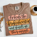 He Heals the Brokenhearted - Adult & Kids T-Shirts, Sweatshirts & Hoodies apparel design preview 1