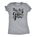This Girl Runs Off Coffee and Jesus Women's - Adult & Kids T-Shirts, Sweatshirts & Hoodies apparel design preview 1
