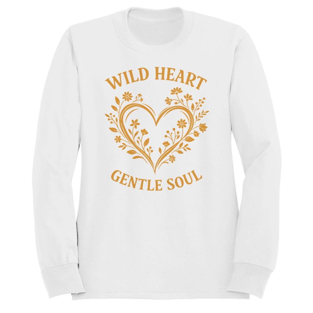 Wild Heart Floral Art Women's - Adult & Kids T-Shirts, Sweatshirts & Hoodies apparel design preview 1