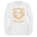 Wild Heart Floral Art Women's - Adult & Kids T-Shirts, Sweatshirts & Hoodies apparel design preview 1