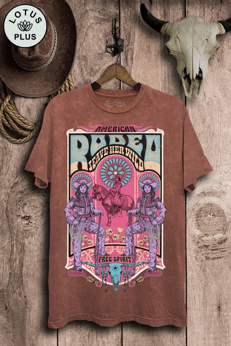 American Rodeo Graphic Top - Adult & Kids T-Shirts, Sweatshirts & Hoodies apparel design preview 1