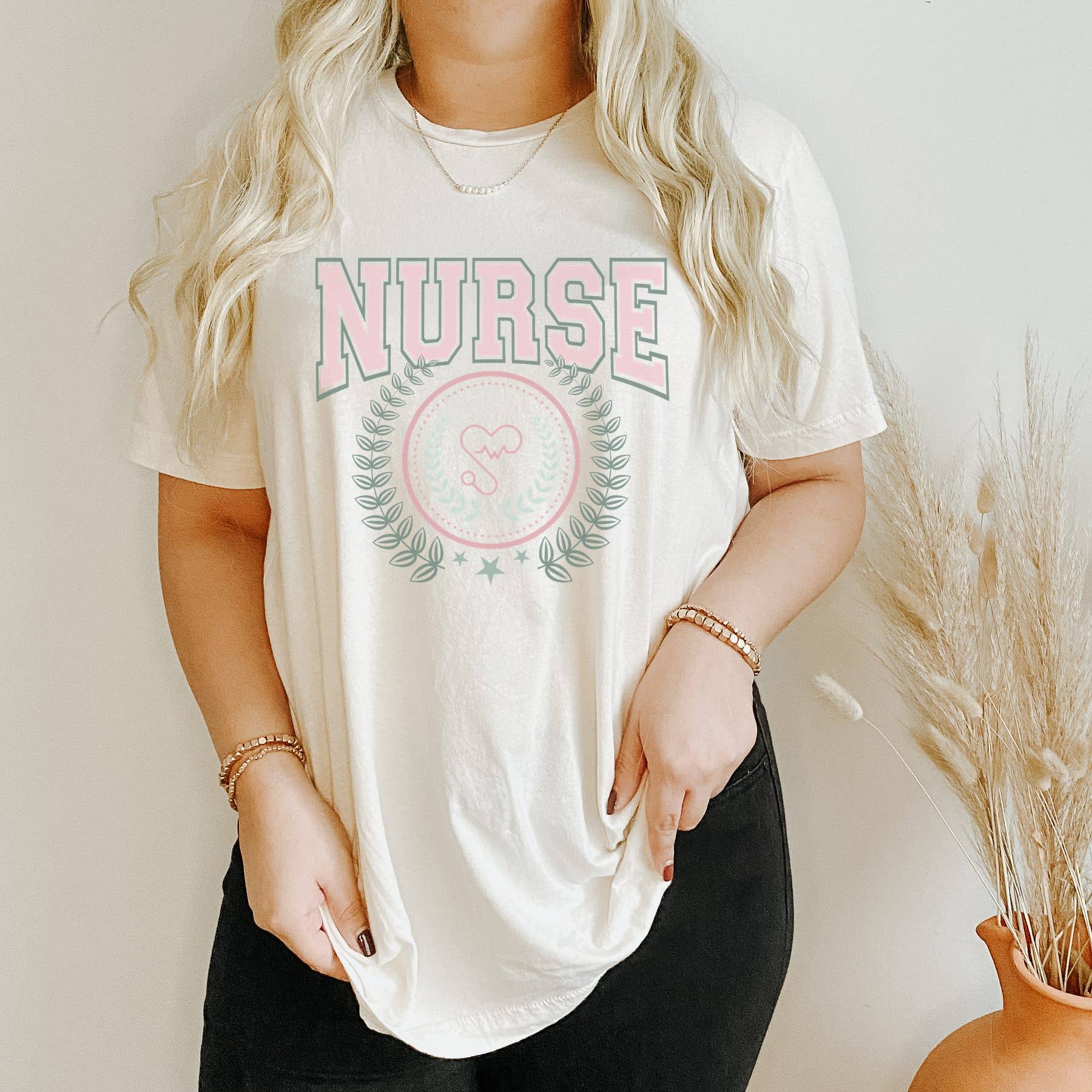 Nurse Wreath Life - Adult & Kids T-Shirts, Sweatshirts & Hoodies apparel design preview 1