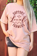 Support Local Farmers Oversize Mineral Graphic - Adult & Kids T-Shirts, Sweatshirts & Hoodies apparel design preview 1
