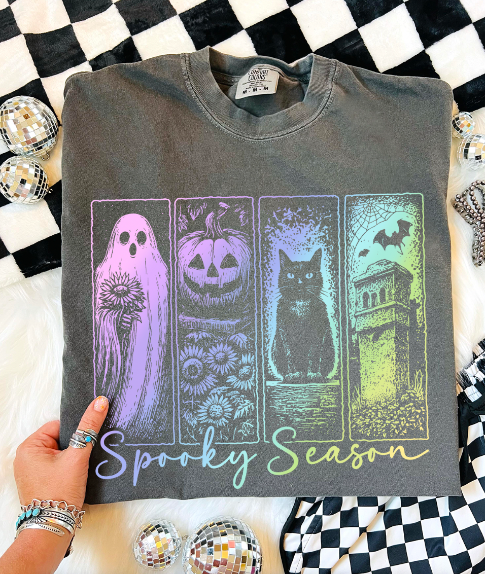 Spooky Season Comfort Color Pepper - Adult & Kids T-Shirts, Sweatshirts & Hoodies apparel design preview 1