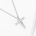 Cubic Zirconia Gold Dipped Cross Necklace - Adult & Kids T-Shirts, Sweatshirts & Hoodies apparel design preview 1
