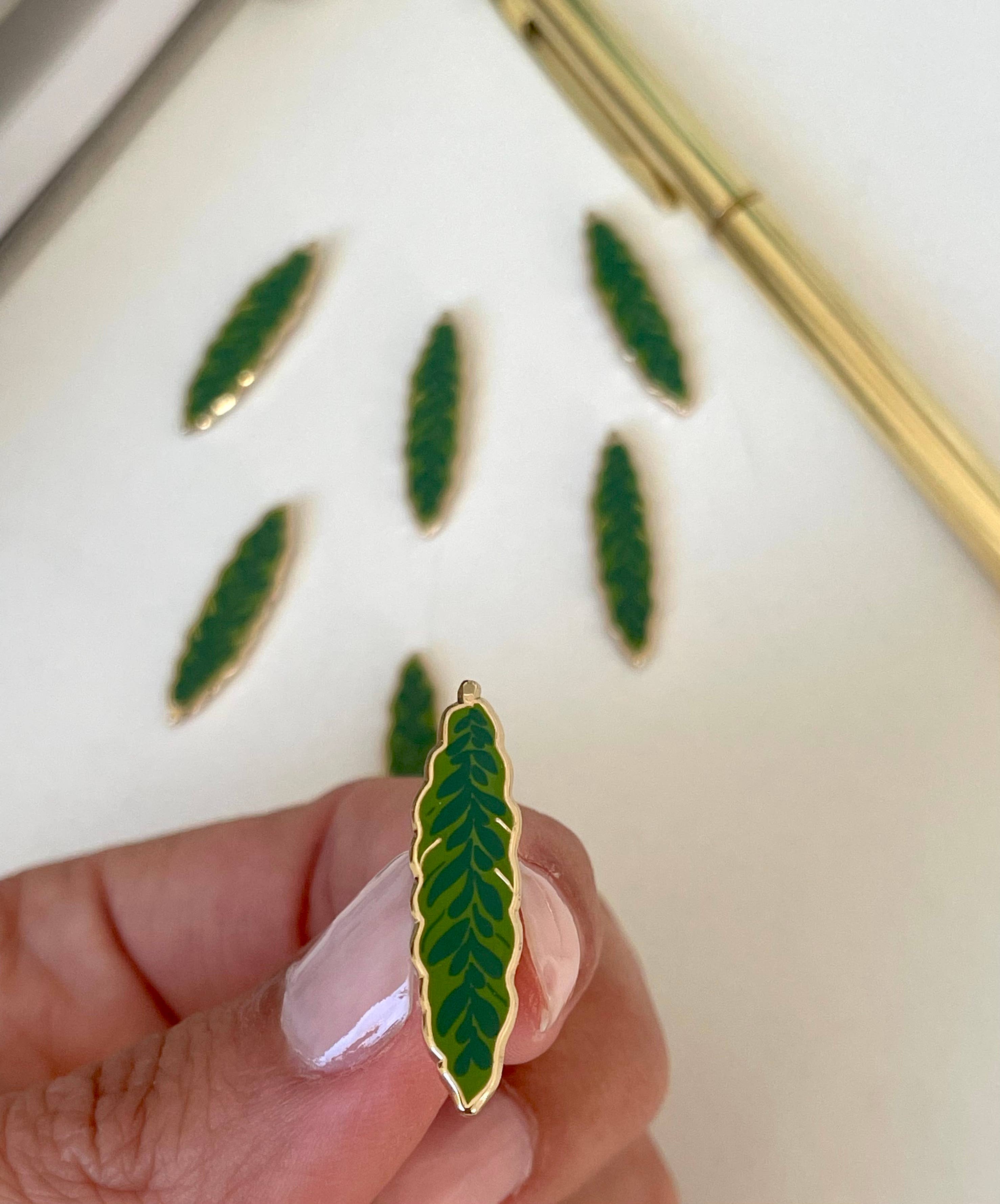 Rattlesnake Plant Enamel Pin - Adult & Kids T-Shirts, Sweatshirts & Hoodies apparel design preview 1