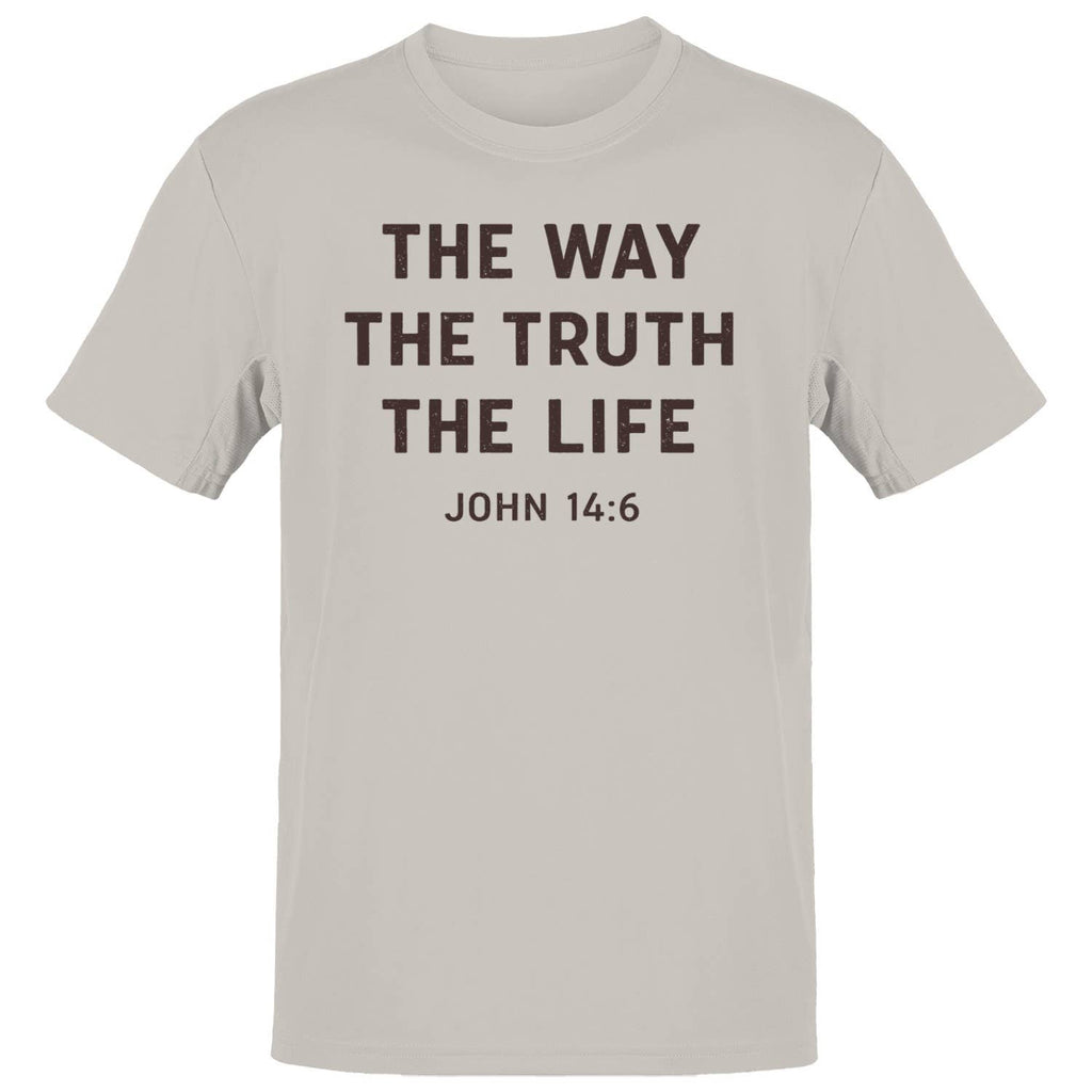 John 14:6 the Way, Truth, Life Men's - Adult & Kids T-Shirts, Sweatshirts & Hoodies apparel design preview 1