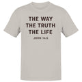 John 14:6 the Way, Truth, Life Men's - Adult & Kids T-Shirts, Sweatshirts & Hoodies apparel design preview 1